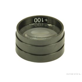 Lencse, lencsetartóhoz, f = +100 mm
