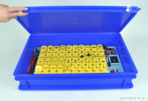 NTL Műanyag tárolódoboz, nagy, fedéllel