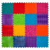 Szenzoros Ortopédiai Masszázsszőnyeg – 16 elemes Puzzle MEGA MIX Készlet