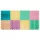 Szenzoros Masszázsszőnyeg – 8 elemes MIX Pastel Puzzle Készlet