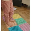Szenzoros Masszázsszőnyeg – 8 elemes MIX Pastel Puzzle Készlet