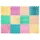 Szenzoros Masszázsszőnyeg – 12 elemes MIX Pastel Puzzle Készlet