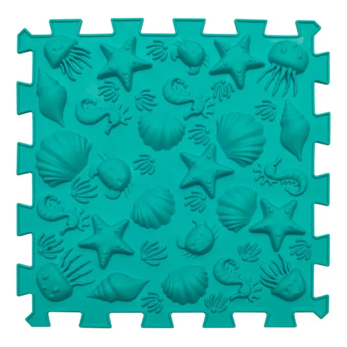 Szenzoros Masszázsszőnyeg – 12 elemes MIX Pastel Puzzle Készlet