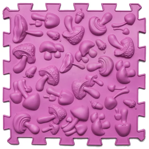 Szenzoros Ortopédiai Masszázsszőnyeg – 10 elemes Puzzle MIX Készlet
