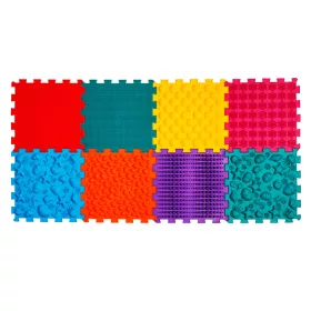   Tengerfenék Szenzoros Masszázsszőnyeg – 8 elemes Puzzle Készlet