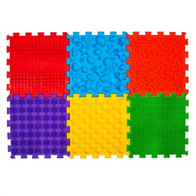   Tengerfenék Szenzoros Masszázsszőnyeg – 6 elemes Puzzle Készlet