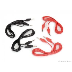 PASCO Banándugós mérővezeték készlet, 2 m (4 db)