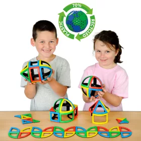 Mágneses Polydron Gömbkészlet - osztálykészlet