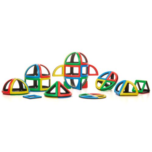 Mágneses Polydron Gömbkészlet - osztálykészlet