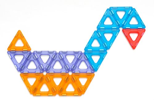 Átlátszó Mágneses Polydron Készlet