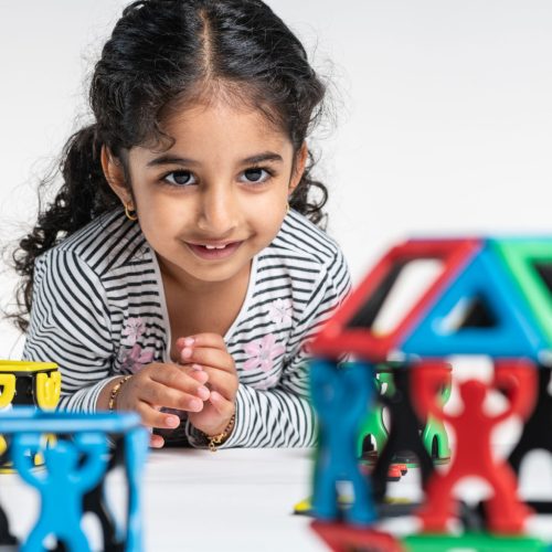 Mágneses Polydron Akrobatakészlet