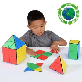 Tömör Mágneses Polydron osztálykészlet