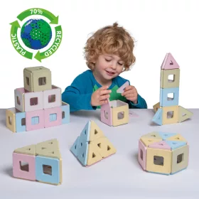   Polydron KinderMag mágneses építőkészlet osztálykészlet