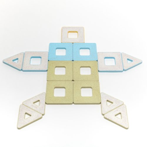 Polydron KinderMag mágneses építőkészlet osztálykészlet