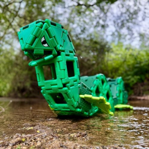 Óriás Polydron dínó