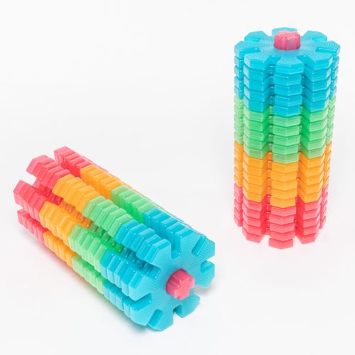 Első átlátszó Polydron Octoplay készletem - osztálykészlet