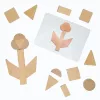 Tangram játék - natúr