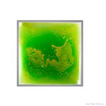   Világító padlóelem szenzoros szobába (50*50 cm) - zöld (sárgával)