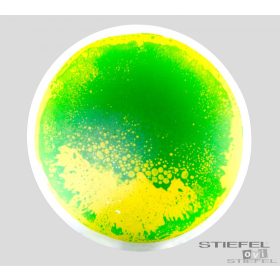 Folyadékkal töltött padlóelem - kör alakú, zöld