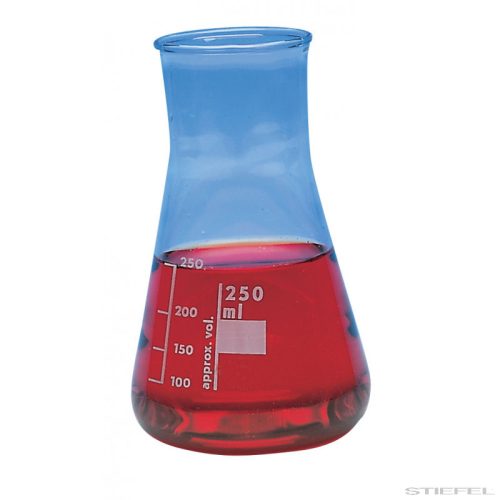 Erlenmeyer lombik, széles nyak, boroszilikát üveg 250 ml