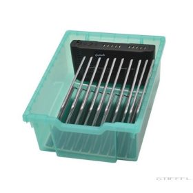   PowerTray Deep - Antimikrobiális tablet töltő fiók kiwi színben, mély, 10 db tablethez