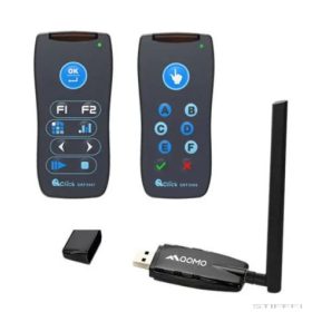   QOMO QRF300C válaszadó/szavazórendszer (32 db tanulói és 1 db tanári egység)