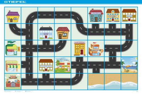 Bee-Bot mat - Numbers 1-10