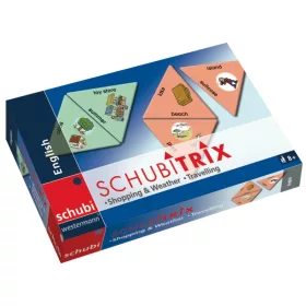   SCHUBITRIX English – Angol szókincs – Vásárlás, időjárás és utazás