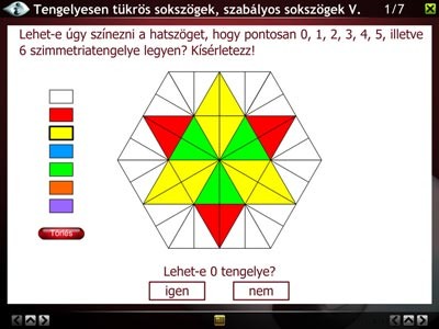 LITE A tengelyesen tükrös négyszögek és sokszög