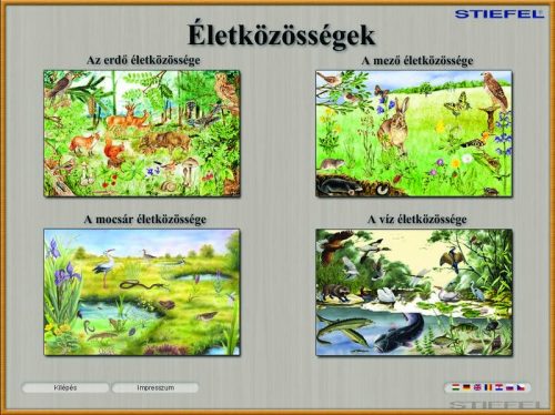 Életközösségek - oktató CD