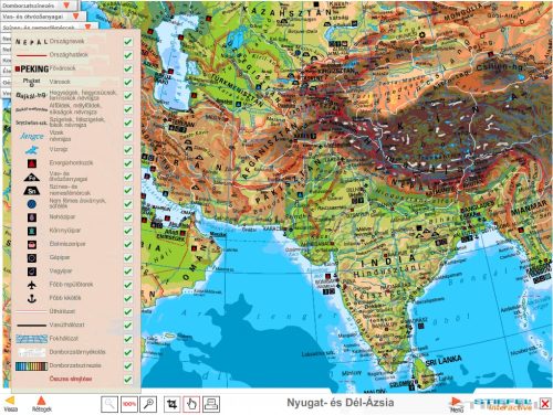 Ázsia földrajza - oktató CD