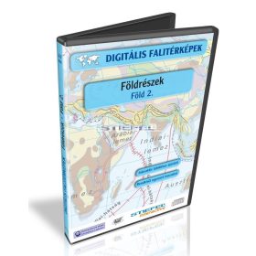   Digitális Térkép - Földrészek  - Föld 2. - Föld tematikus térképek (15 térkép)