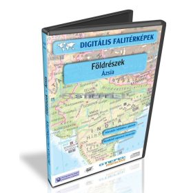 Digitális Térkép - Földrészek - Ázsia (17 térkép)