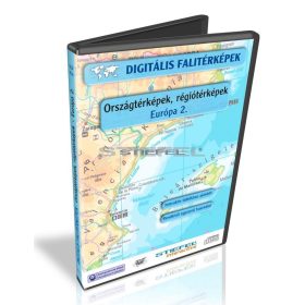   Digitális Térkép - Országtérképek, régiótérképek - Európa 2. (11 térkép)