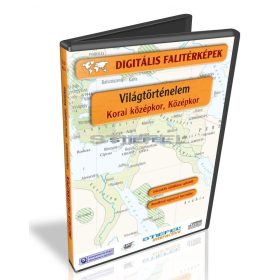   Digitális Térkép - Világtörténelem - Korai középkor, Középkor (12 térkép)
