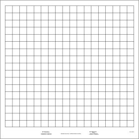 Mágneses fehértábla-fólia, négyzetrácsos, 97x99 cm