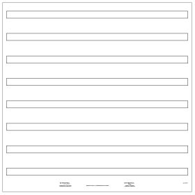   Mágneses fehértábla-fólia, 3-4. osztályos vonalazással, 97x99 cm