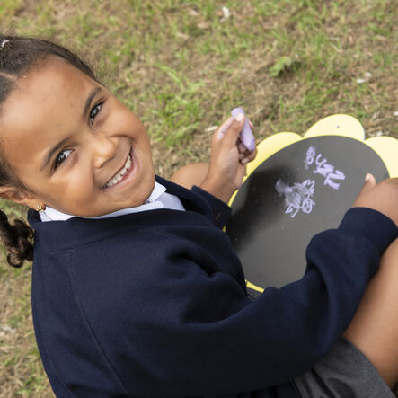 ECO virágos rajztábla, játszótér táblacsomag