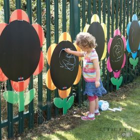 Kültéri virág alakú rajztábla (5 db/csomag, 100x80 cm)