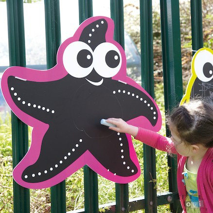 Kültéri rajztábla tengeri állatok (5db)