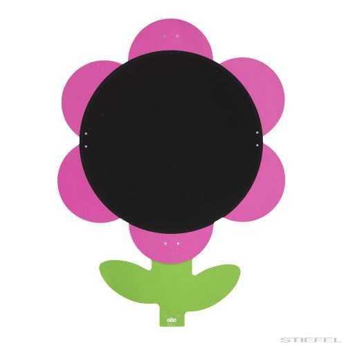 Kültéri virág alakú rajztábla, rózsaszín