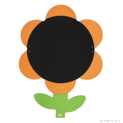 Kültéri virág alakú rajztábla, többféle színben