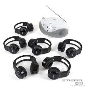 EASi-Listener 2 CD lejátszó ( 6 db EASi fejhallgatóval)