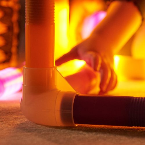 Világító hengerek és csatlakozók készlet