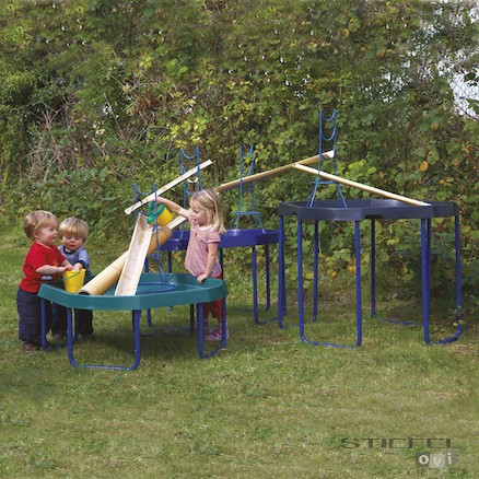 Mini fém ereszcsatorna állványok (45 cm)