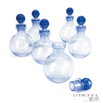 Átlátszó műanyag bájital palackok (6 db)
