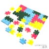 Átlátszó színes puzzle
