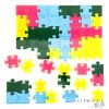 Átlátszó színes puzzle