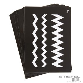 Írássegítő sablonok fénylő rajztáblához