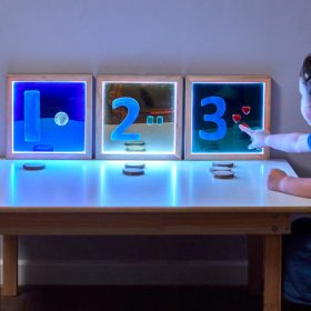 Világító tükör (3 db)